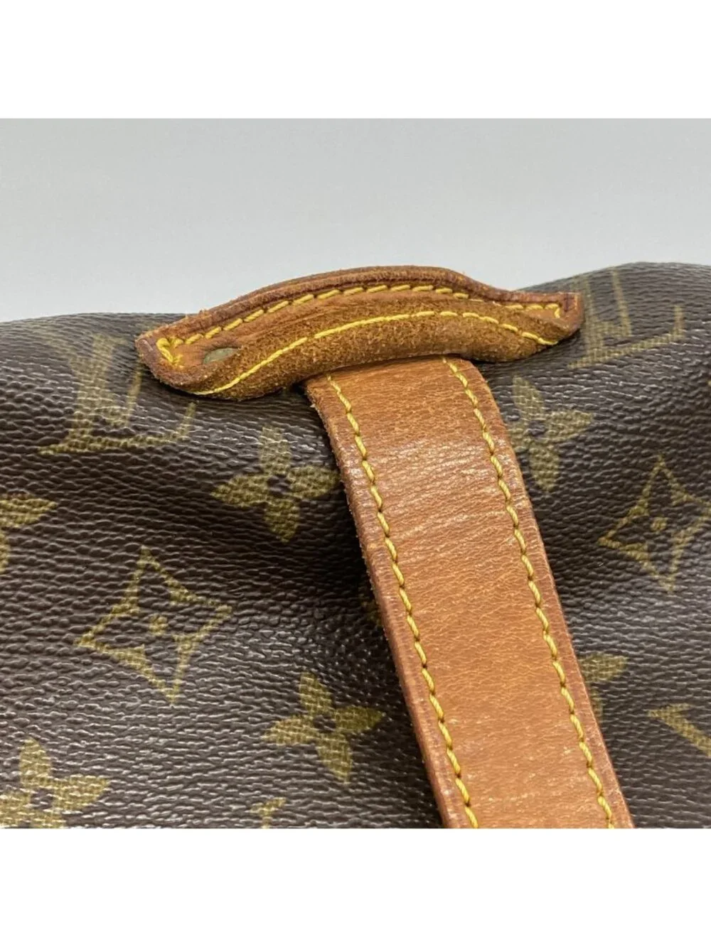 Louis Vuitton Shoulder Bag Monogram Saumur 35 Brown